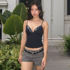 Sequin Strap Cami Top