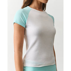 Crewneck Raglan Cropped T-Shirt