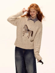 Horse Knit Jumper