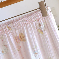 Cotton Pink Teddy Collard Pajama Set