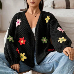 3D Flower Sweater