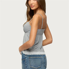 Lace Trim Camisole Top
