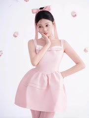 Satin Bodice Mini Dress