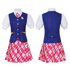 “Women’s Barbie Princess Charm School uniform cosplay set”