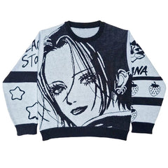 Anime Knitted Sweater Pullover