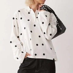 Polka Dot Rugby Polo Shirt