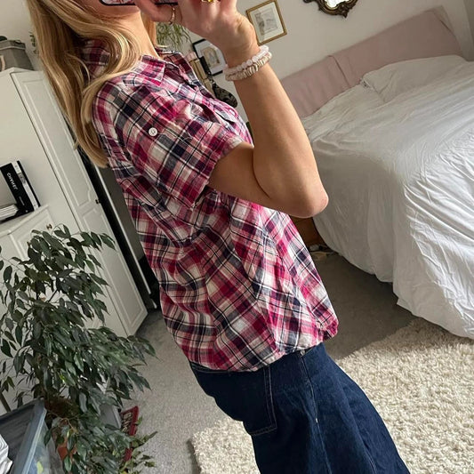 Button Down Plaid Shirt