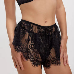 Floral Lace Sheer Shorts