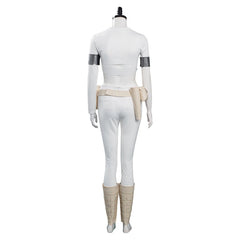 “Women’s Padmé Amidala Halloween costume full set with cloak and belt”