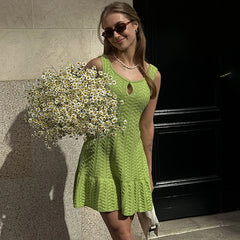 Knitted Tank Mini Dress