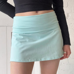 Low Waist Tennis Skirt Built-in Shorts