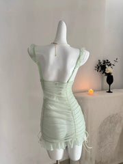 Mesh Ruched Nightdress