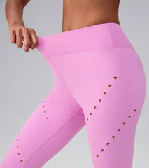 An athletic shorts outfit with a one-shoulder top, perfect for the gym or daily wear.

