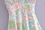 Pastel Floral Mini Cami Dress