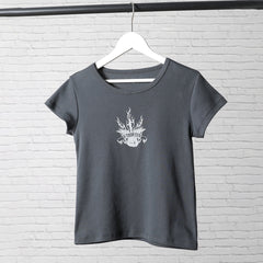 Grey Grunge Graphic Tee Free From Label