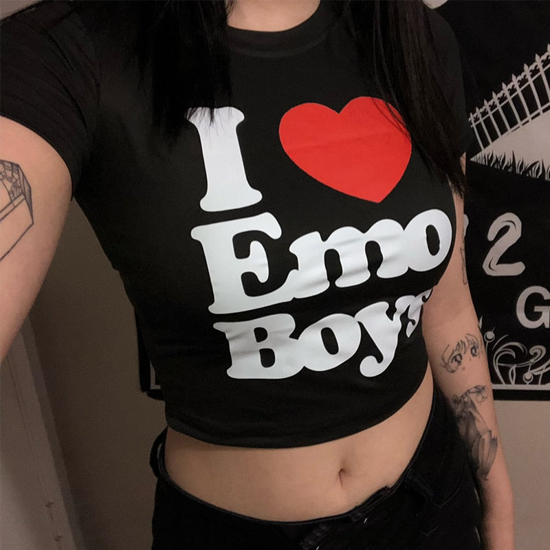 Emo Boys Bold Graphic Tee Free From Label