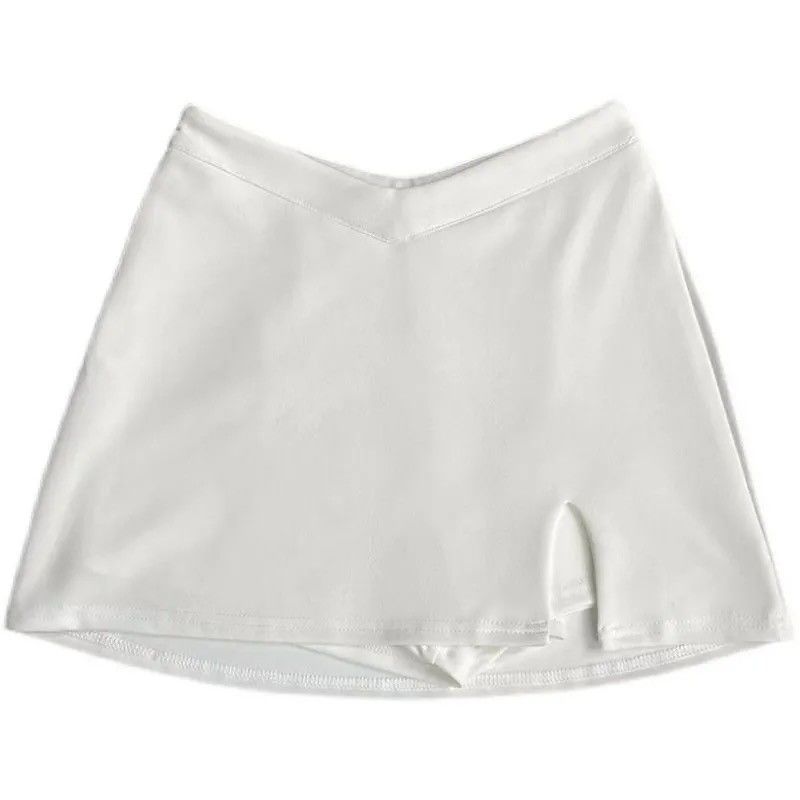 Slit Layered Mini Skirt