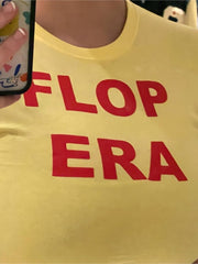 Yellow Flop Era Graphic Tee Free From Label