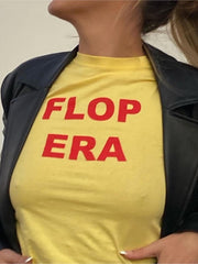 Yellow Flop Era Graphic Tee Free From Label