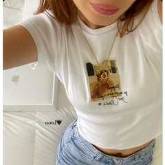 Polaroid Graphic White Tee - Free From Label