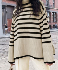 Stripe Lose Sweater Free From Label