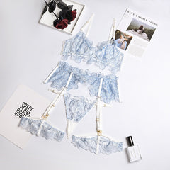 Flower Embroidery Mesh 3-piece Set Free From Label